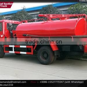 Dongfeng 4*2 170hp Heavy Duty 7000-8000 Liters Fecal Pump Fecal Suction Fecal Truck thumbnail-4