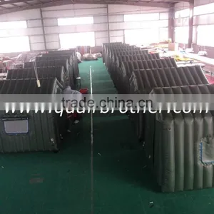 (ce) PVC Material Big Outdoor Inflatable Military Tent thumbnail-3