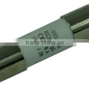 F-1038C-06 China 6A Type RT18 Ceramic 10x38 Porcelain Fuse thumbnail-1