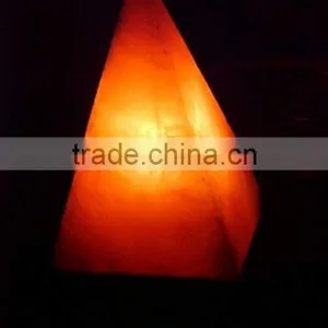 Himalayan Crafted Pyramid Salt Lamp thumbnail-1