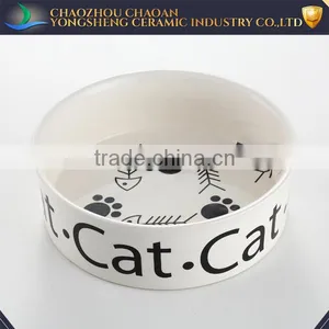 Wholesale Low Price Ceramic Cat Bowl thumbnail-1