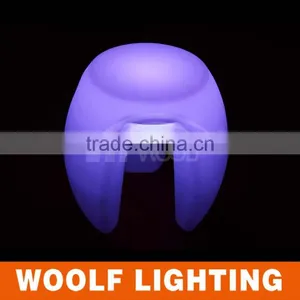 Attactive Oval Glowing Brightsome Rechargeable LED Lighted Bar Stool Bar Chair thumbnail-2