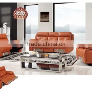 Bisini Modern Movie Recliner Sofa Set, Italan Genuine Leather Recliner Sofa, Italy Recliner thumbnail-1