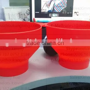 Silicon Popcorn Bucket, Food Grade Bucket Popcorn, LFGB Popcorn Bucket thumbnail-3