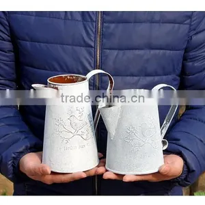 Wholesale Home Table Decoration Sweet Metal Decorative Water Pitcher Flower Vase Jug thumbnail-5