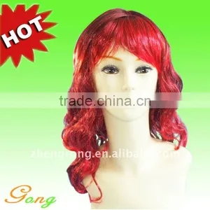 2012 Most FashionableCosplay Women Costume Ball Red Wig Hair thumbnail-1