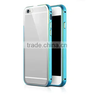 4.7-inch Mobile Phone Bumper & Transparent Rear Plate Back Cover for IPhone6 thumbnail-5