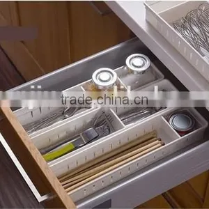 Fashion 3 Lattices Sundries Plastic Divided Storage Box/DIY Storage Box thumbnail-2