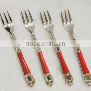 Fork With Brass Handle thumbnail-1