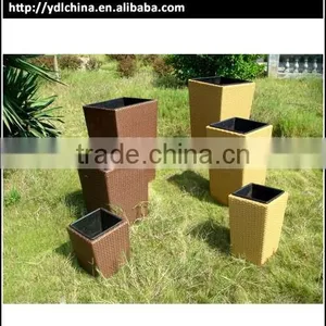 Custom Make All Weather Outdoor PE Rattan Planters thumbnail-1
