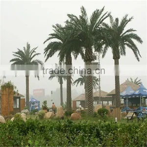 SJ20170004 Hot Sale Outdoor Decorative Fake Fiberglass Washington Palm Tree Waterproof thumbnail-2
