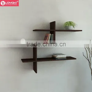 Home Wall Decoration New Design Wall Shelving Rack 3 Tier Wooden Floating Shelf Wholesale thumbnail-1