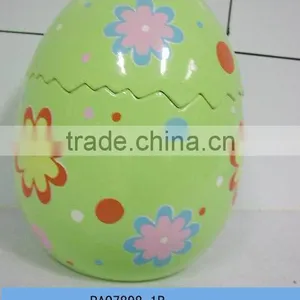 Ceramic Easter Gift ,egg Cookie Jar , Easter Ornament thumbnail-1