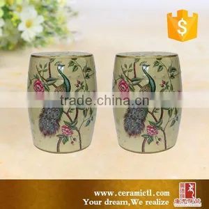 Beautiful and Decorative Animal Painted Ceramic Stool thumbnail-2