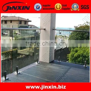 JINXIN Glass Balustrades Spigots_frameless Glass Railing Spigot_stainless Steel Pool Fence thumbnail-4