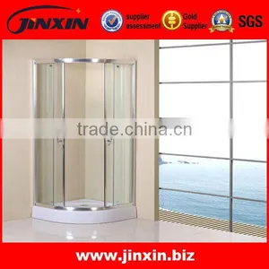 Frameless Glass Sliding Double Shower Door Locking Hardware thumbnail-1