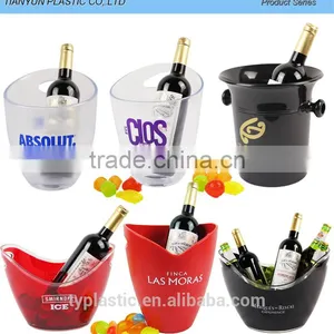 PS 3 Bottle Cheap Plastic Ice Bucket thumbnail-1