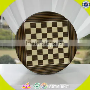 2017 Wholesale Cheap Kids Wooden Chess Game Best Wooden Chess Game W11A054 thumbnail-1