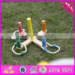 2017 Top Fashion Outdoor Garden Children Wooden Quoits for Sale W01A182-S thumbnail-5