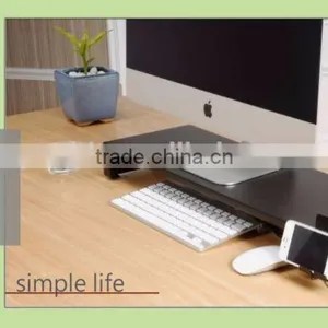 Monitor PC Stand With USB Hubs & Plug, Glass Compute Monitor Stand thumbnail-3
