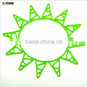 16009 Heart Shape Silicone High Temperature Heat Insulation Mat Kitchenwares Silicone Mat Flexible Silicone Heating Mat thumbnail-2