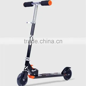 Hot Sale Child and Adult Freestyle Kick Folding Scooter With 2 Big PU Wheels thumbnail-1