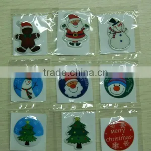 1.5" PUFF Christmas STICKERS thumbnail-1