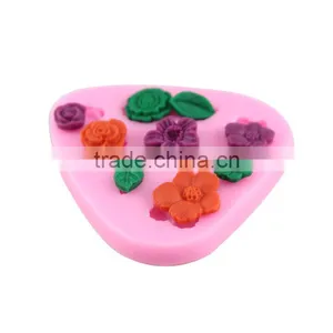Silica Gel Shaped Sugar Flowers Molding Arts Tool DIY Cake Decorating Tools 1688 Agent thumbnail-1
