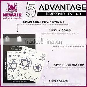 Temporary Customized Printing Hand Tattoo Sticker thumbnail-3