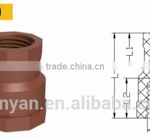 TY High Quality PP Threaded Pipes&fittings FEMALE REDUCER B Eco-friendly Cheap Price Full Size Factory Price List Discount thumbnail-1