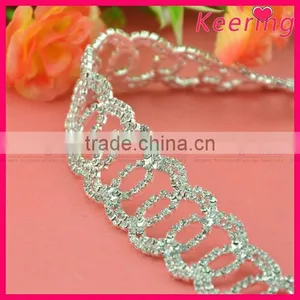 Fancy Wholesale Rhinestone Cup Chain WRC-311 thumbnail-3