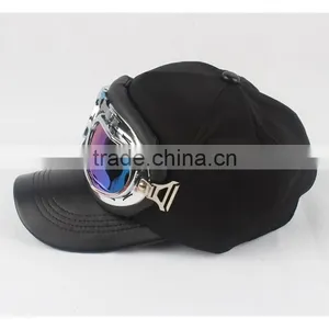 New Style Leather Brim Or Bill Glasses Cap thumbnail-4
