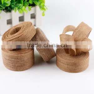 Eco -Friendly Nature Jute Burlap Ribbon Wholesale thumbnail-5