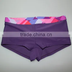 Sublimation Spandex Nylon Women's Panties, Cheap Ladies Swimming Panties thumbnail-1