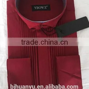 Men Handsome Red T/C Dress Shirt 2015 thumbnail-1