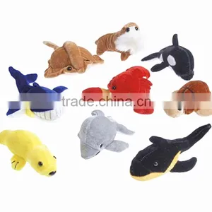 Black Fat Stuffed Orca Animal Large Big Soft Sea Toys Stuffed Shark thumbnail-5