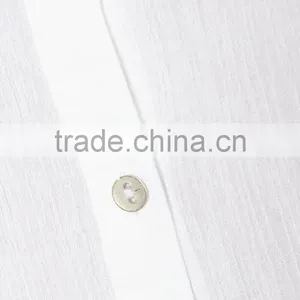 Outdoor Autumn Women White Cotton Shirt Customized thumbnail-4