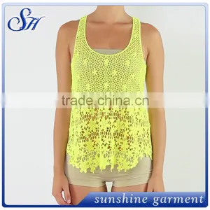 2016 Ladies New Fashion Chemical Lace Camisole thumbnail-1