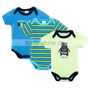 2017 Wholesale Newborn Clothes Sleeveless 100% Cotton Baby Rompers Summer thumbnail-1