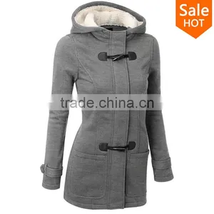 Winter Jacket Women Hooded Winter Coat Fashion Autumn Women Parka Horn Button Coats 2016 thumbnail-1