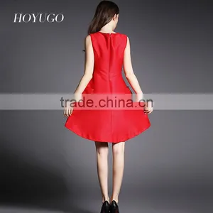 2015 Maxi Dress Women Sleeveless Red Sweet Dress Hot Sexy Women Fashion Without Dress thumbnail-3