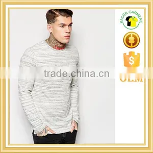 Wholesale Fitness t Shirt Muscle Fitness t Shirt Blank Slub t Shirt thumbnail-1