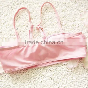 S31357W New Style Summer Wear Girls Flower Appliqued Swimming Suits thumbnail-3