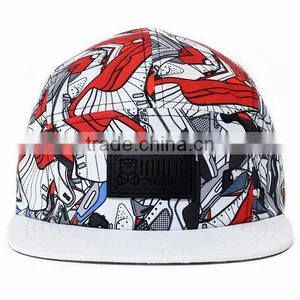 Sunshade Summer Digital Printing Mateiral Bucket Hat and 5 Panel Hat thumbnail-2