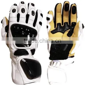 Leather Biker Gloves thumbnail-1