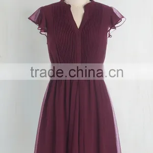Thesis, That, and the Other Thing Dress in Cranberry thumbnail-1