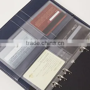 PVC Storage Bag A5 Size Bag for Planner Customizable Zipper Bag/insert Pocket/card Holder Transparent Elastic Bag thumbnail-3