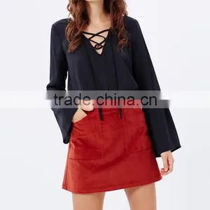 Wholesale Fancy Skirt Top Design Plus Size Clothing Mature Women in Skirt thumbnail-2