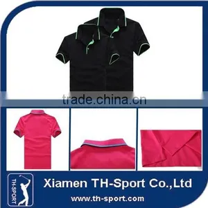 Colorful High Quality Embroidered Golf Shirts thumbnail-2