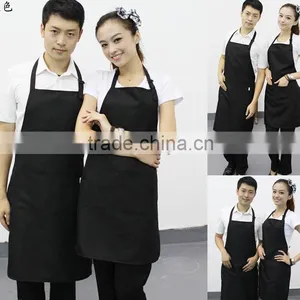 Custom Aprons Korean Solid Color Home Aprons Brown Advertising Apron Custom Printed LOGO thumbnail-3
